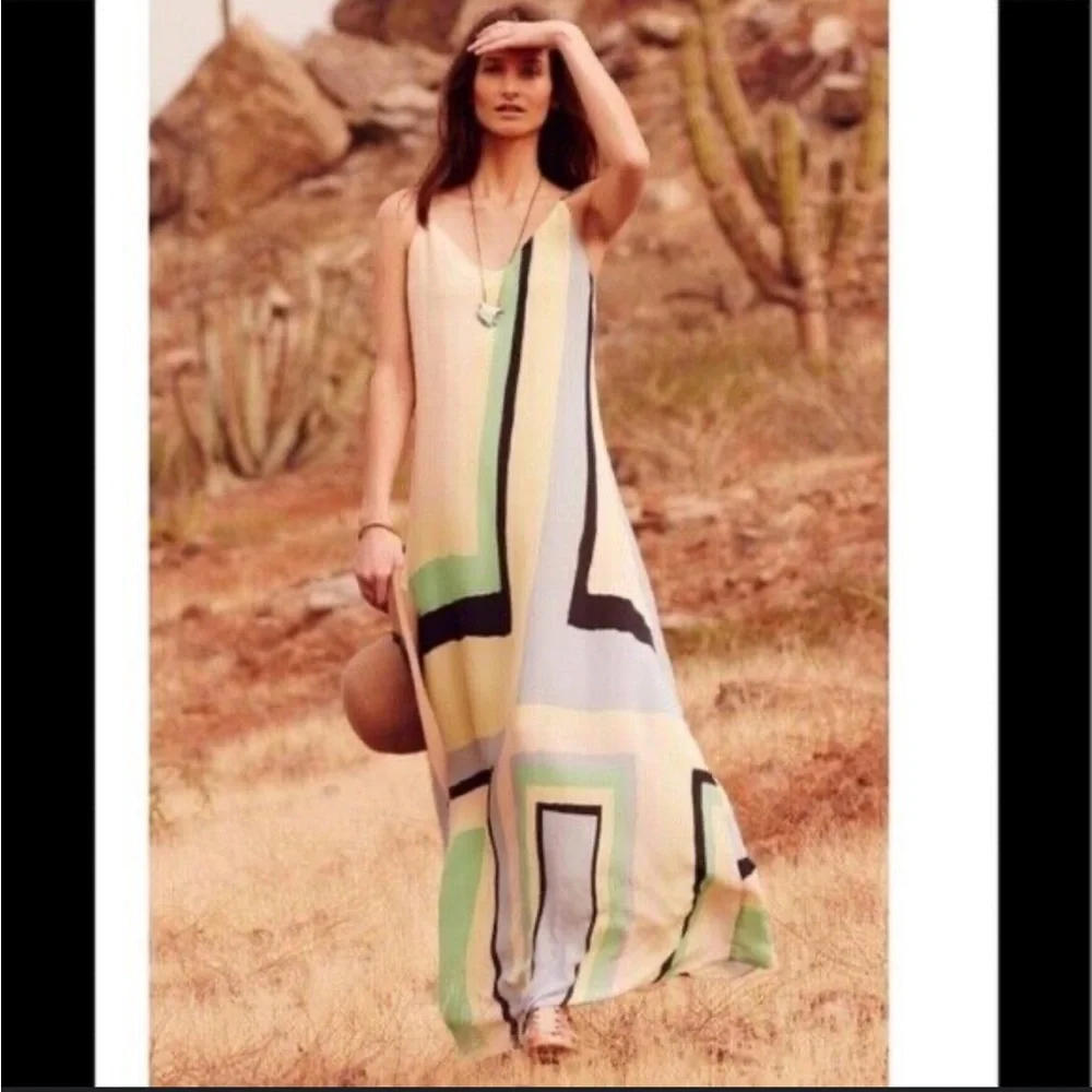 Maeve Multicolor Maxi Dress - Picture 2 of 7